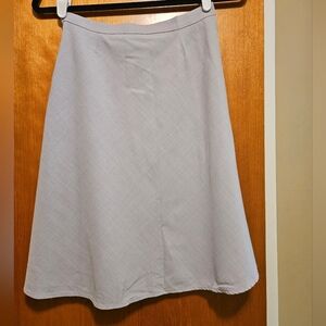 Theory Gray A-Line Swing Midi Skirt - Size 00